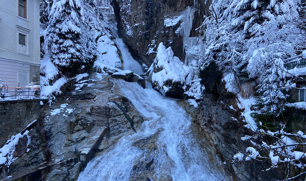 Watervallen in Bad Gastein